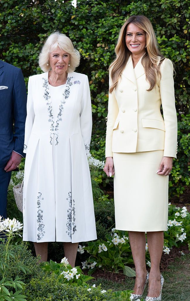 Królowa Camilla i Melania Trump