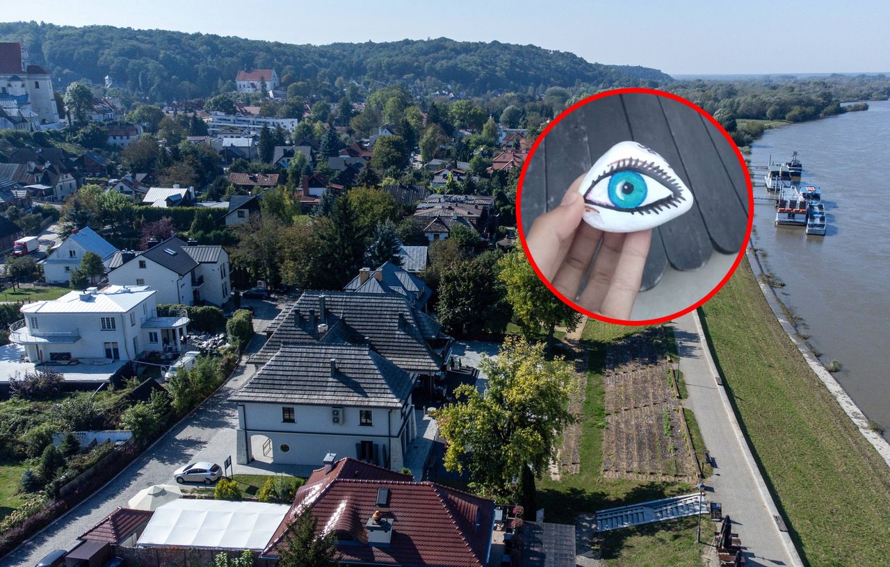 Malowane kamyczki podbijają Kazimierz Dolny. Majówka pełna niespodzianek