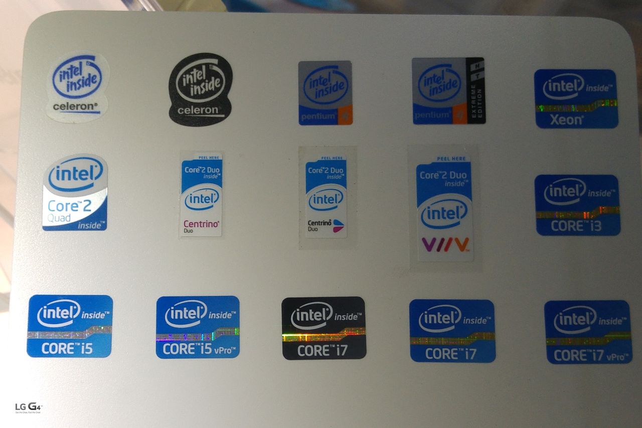 Dobrze wszystkim znane Intel Inside w swoich odmianach