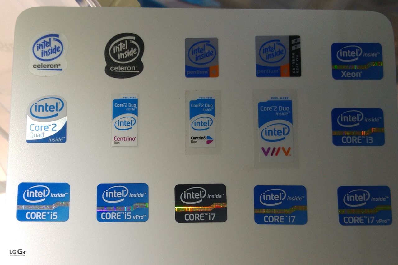 Dobrze wszystkim znane Intel Inside w swoich odmianach