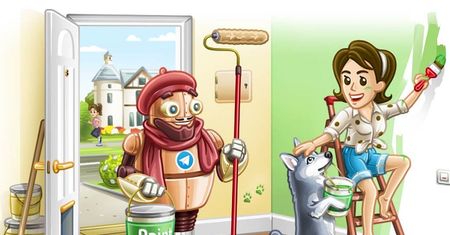 Telegram na Androida z funkcją malowania własnych motywów