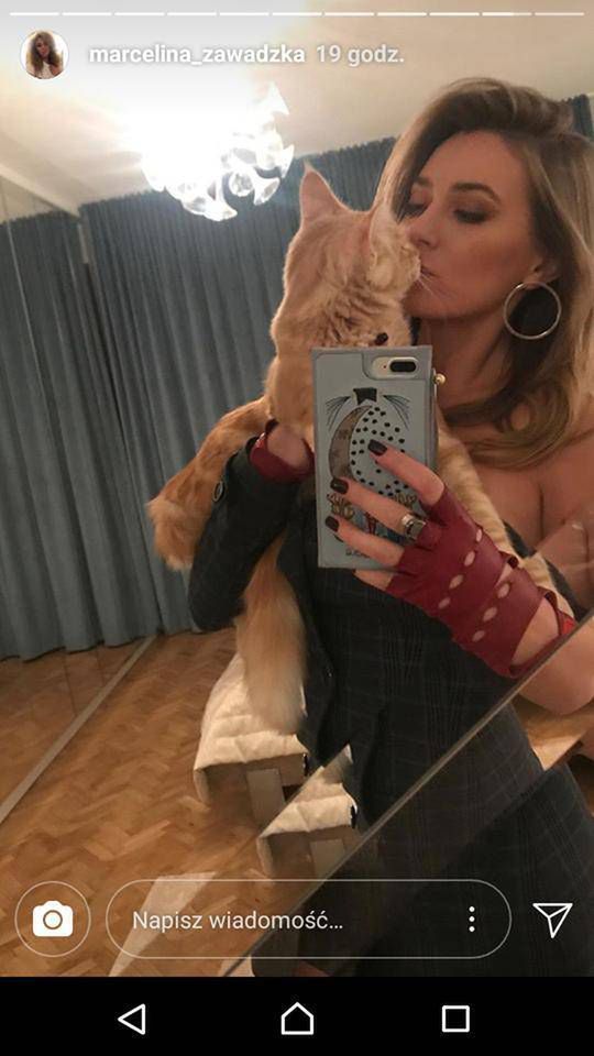 Marcelina Zawadzka dostała kota