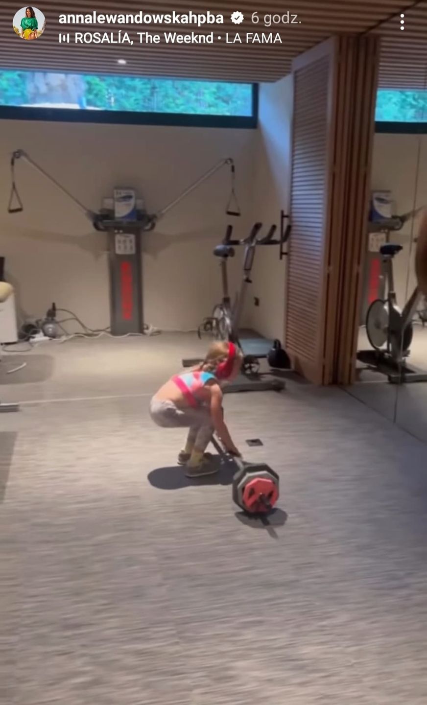 Trening Klary Lewandowskiej