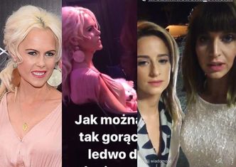 Dębska i Kamińska obgadują Iwonę Burnat na Instagramie: "Jest bardzo głośno i bardzo gorąco. TU JEST PIES, ludzie ledwo oddychają, a tam jest zwierzę ubrane!"