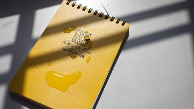 Papierowy notatnik, który nie boi się wody [wideo] 1