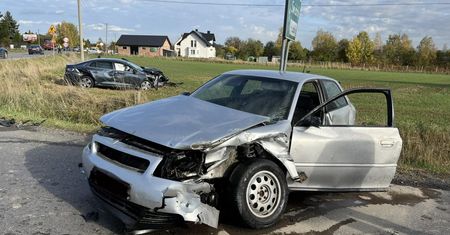 Dramat na skrzyżowaniu. Nie żyje kierowca audi