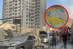 Niebo po ataku Izraela na Iran. Tłok w powietrzu