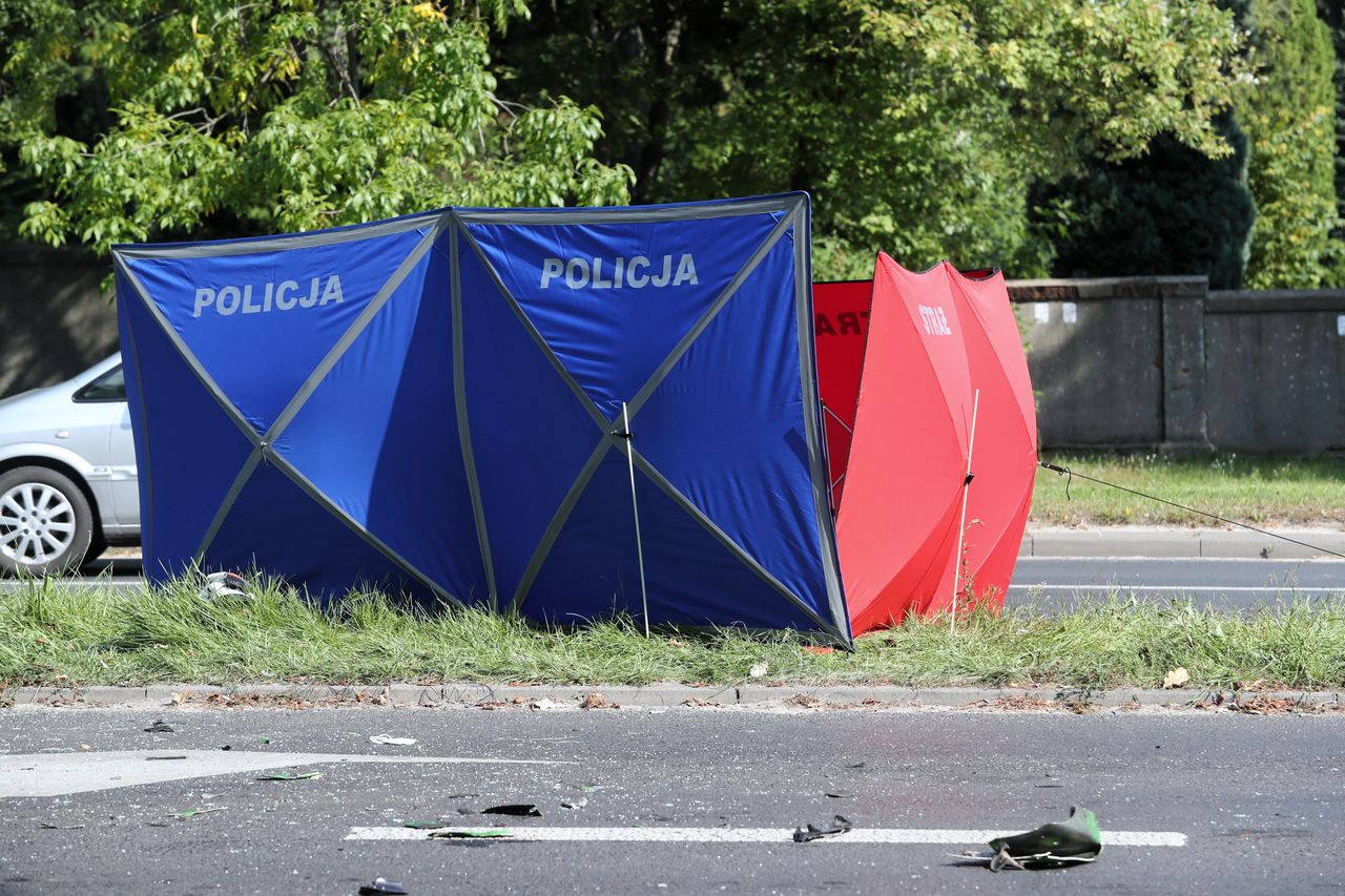 Śmiertelny wypadek. Nie żyje motocyklista