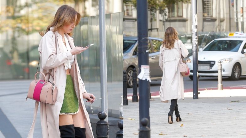 Marianna Schreiber mknie do studia TVN