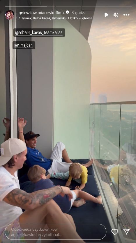 Małgorzata Rozenek i Radosław Majdan polecieli do Dubaju. Spotkali się z Agnieszką Włodarczyk