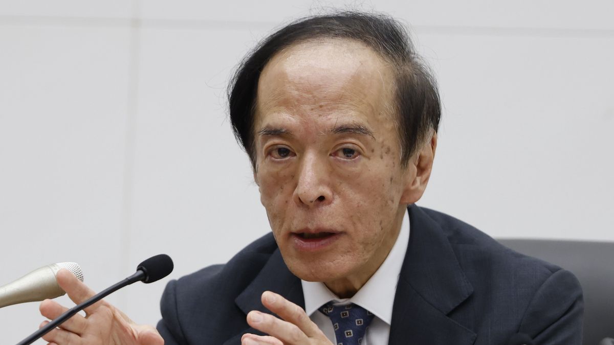 Kazuo Ueda, governor of the Bank of Japan (BOJ), during a news conference at the central bank's headquarters in Tokyo, Japan, on Friday, Sept. 22, 2023. The yen dropped and shares trimmed losses after the Bank of Japan kept its ultra-loose monetary policy unchanged, removing any immediate risk of a surprise pivot that would trigger a rally in the currency. Photographer: Kiyoshi Ota/Bloomberg via Getty Images