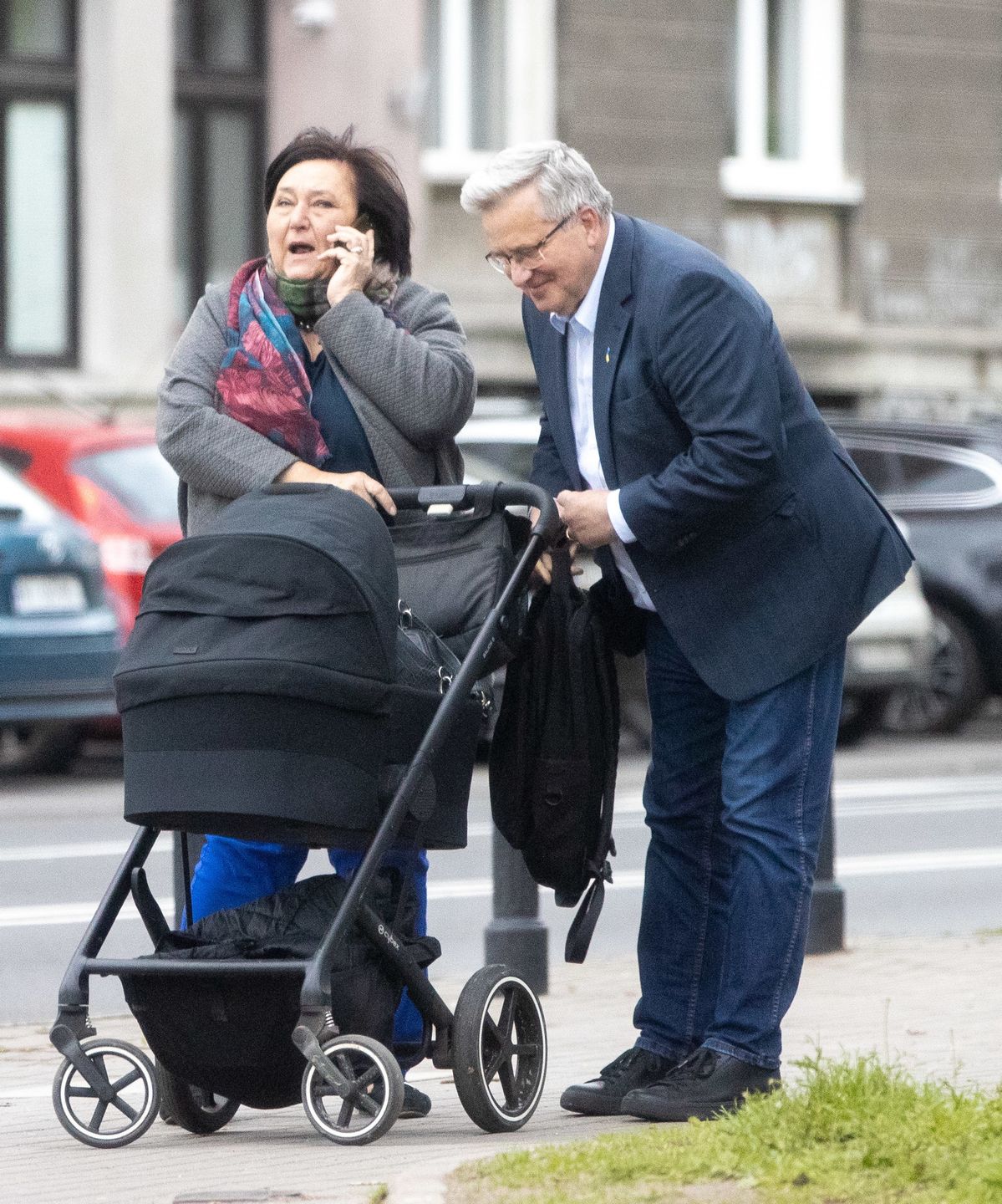 Komorowscy na spotkaniu z wnuczką