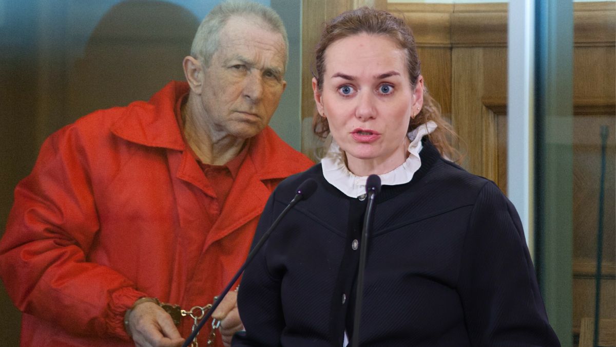 Ryszard Cyba i wiceminister sprawiedliwości Maria Ejchart