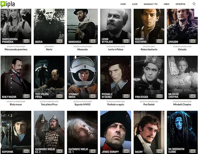 Kadr z prezentacji oferty Ipla.tv