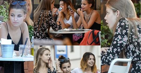Znudzone Julia Wieniawa, Iga Lis i Tycjana na lunchu (ZDJĘCIA)