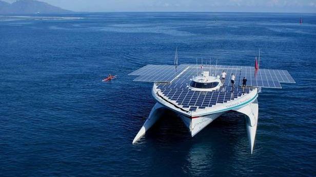 Zasilany energią słoneczną statek Tûranor PlanetSolar zakończył rejs dookoła świata 1