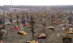 To tutaj chowają wagnerowców. Rosjanin wszystko fotografował