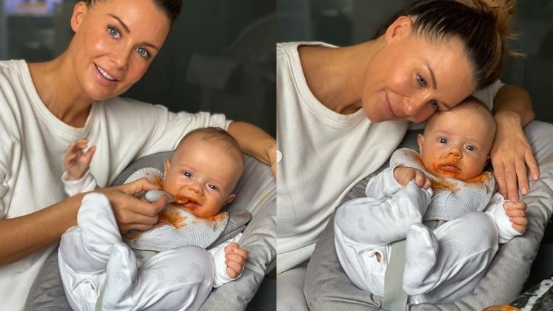 Henio je pierwszą marchewkę