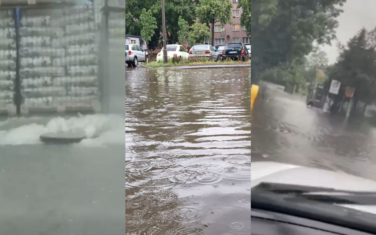 Wszystko pozalewane. Żywioł uderzył w sobotę w polskie miasto