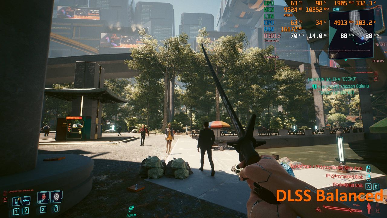 Cyberpunk 2077 1.5 1440p DLSS Balanced