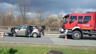 Radom: Wypadek na ul. Żółkiewskiego. Zderzyły się trzy pojazdy
