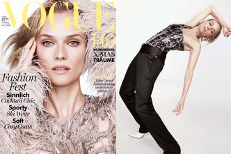 Diane Kruger wygina się w niemieckim "Vogue'u"