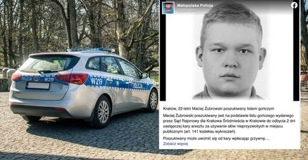 Przeklął w miejscu publicznym. Wydano za nim list gończy