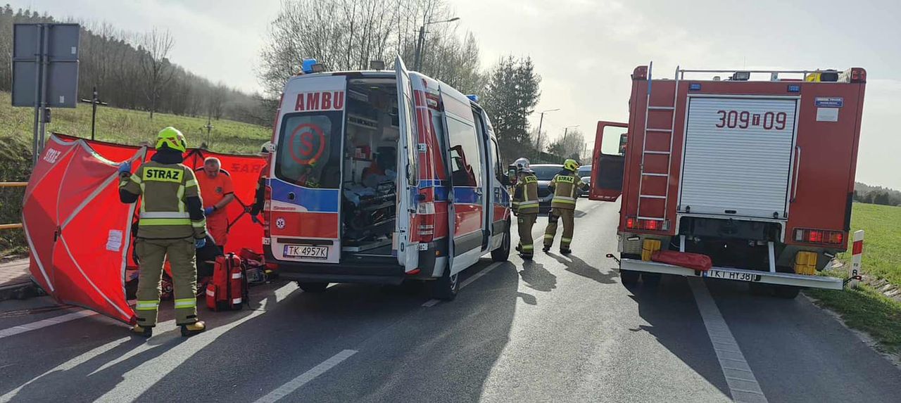 Tragiczny wypadek. Nie żyje motocyklista