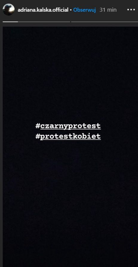 Kalska nie zgadza się z obecnie panującą sytuacją.