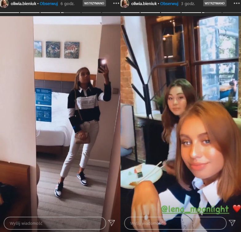 Oliwia Bieniuk spotkała się na planie filmu ze znanymi instagramerkami