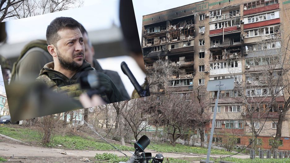Prezydent Zełenski mówił o sytuacji w Mariupolu