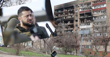 Zełenski o Mariupolu: Sytuacja jest nadal bardzo ciężka