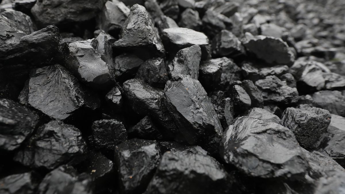 Na zdjęciu węgiel