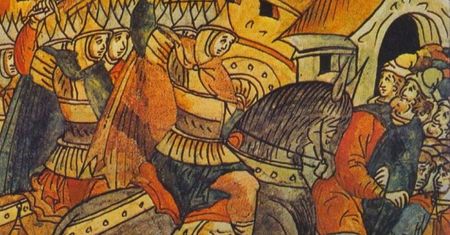 Zdobycie Kijowa przez Mongołów w 1240 roku. Najeźdźcy utopili miasto we krwi
