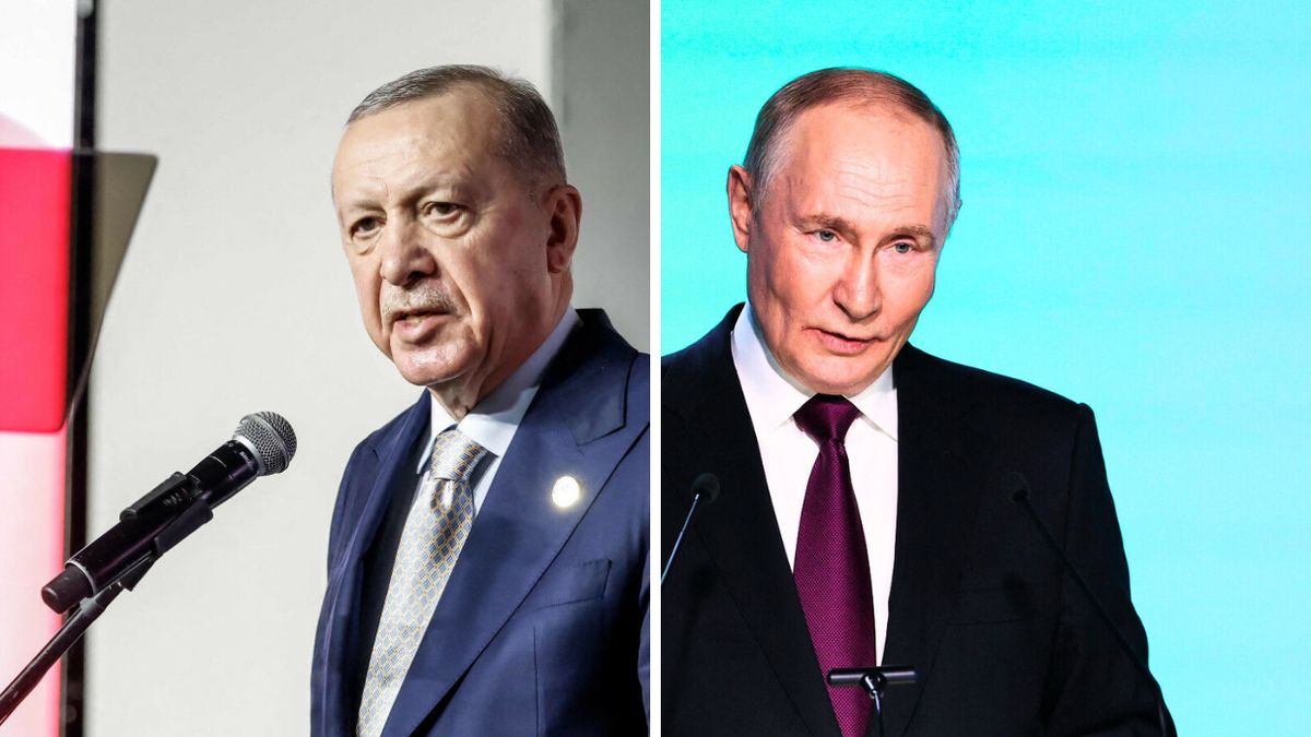 Recep Tayyip Erdogan i Władimir Putin