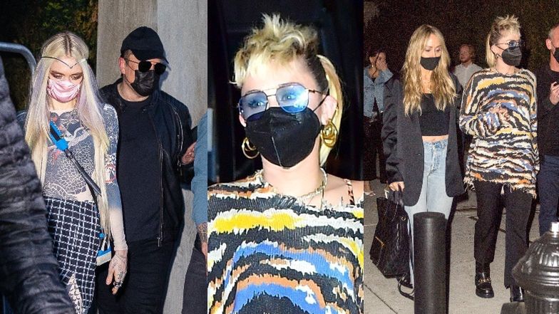Miley Cyrus idzie na imprezę z mama, Elonem Muskiem i Grimes