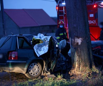Lubuskie. Tragiczny wypadek. Dwie osoby nie żyją