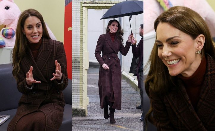 Elegancka Kate Middleton na spotkaniu w więzieniu 