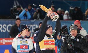 Prevc z Złotym Orłem w TCS. Polacy poza czołówką