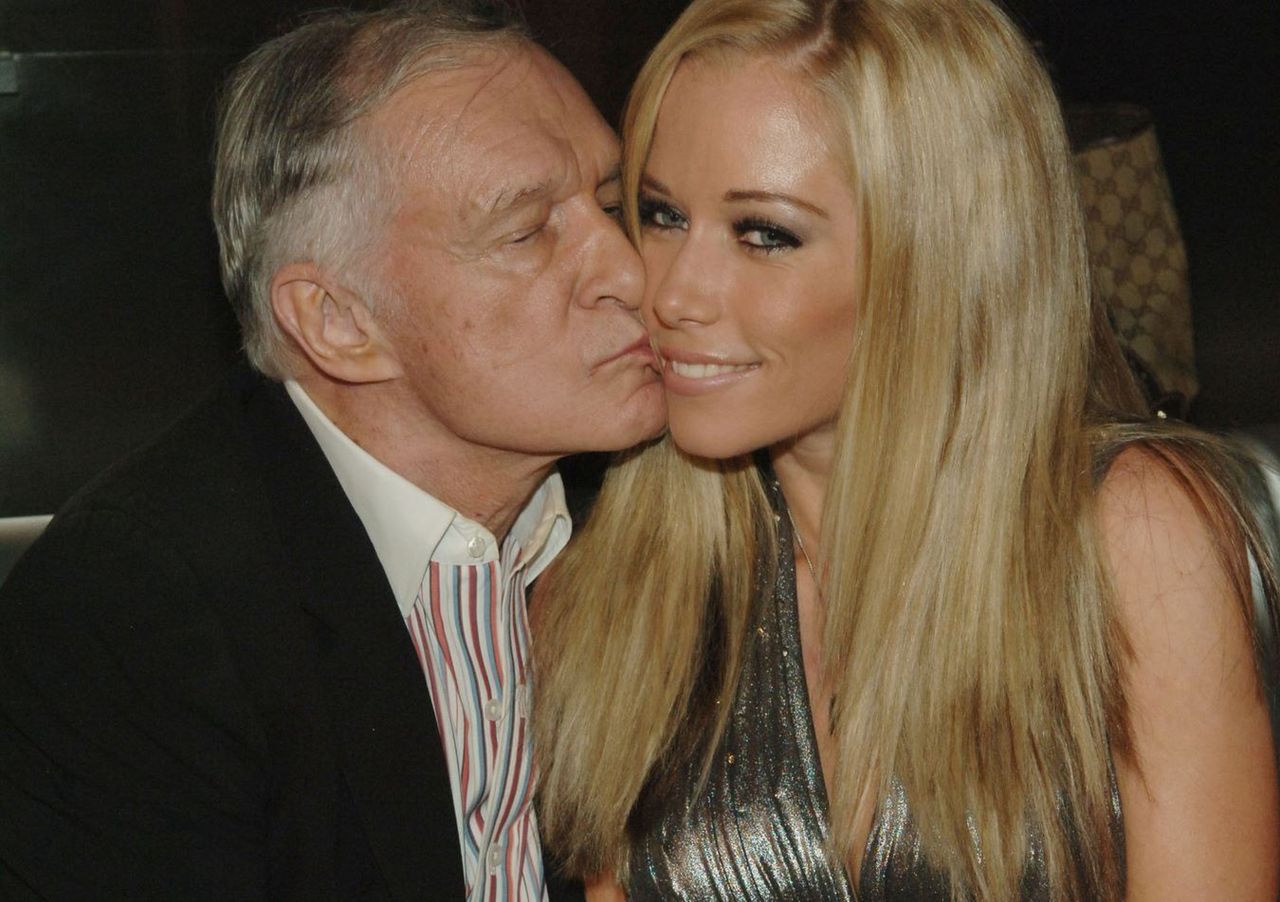 Kendra Wilkinson z Hugh Hefnerem