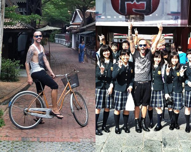 Nergal z japońskimi uczennicami! (FOTO)