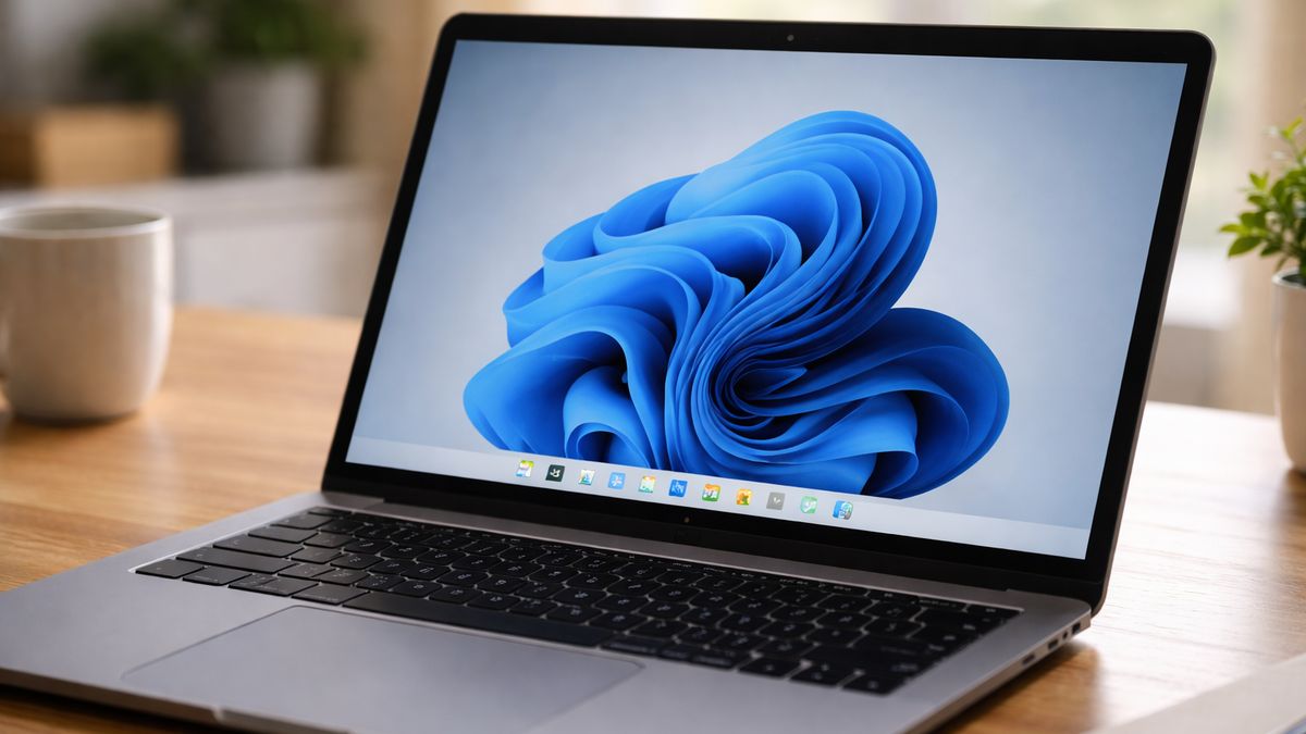 Na zdjęciu: laptop