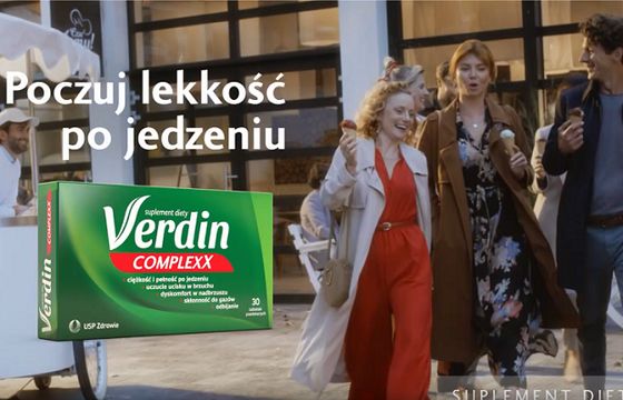 „Poczuj lekkość po jedzeniu” w kampanii Verdin Complexx (wideo)