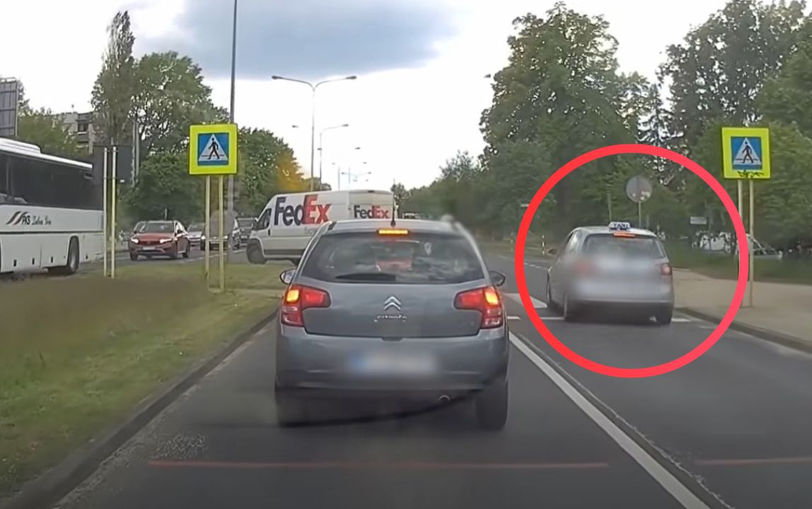 Skandaliczne zachowanie kierowcy. "Ogromne zagrożenie"