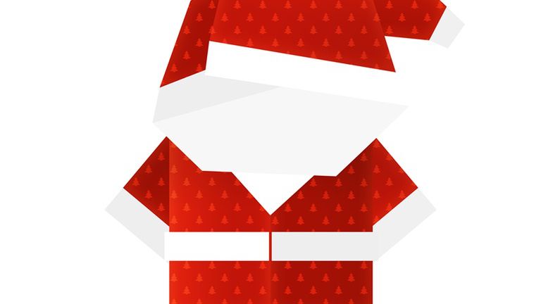 Mikołaj z papieru to ozdoba choinkowa, którą możemy zrobić własnoręcznie