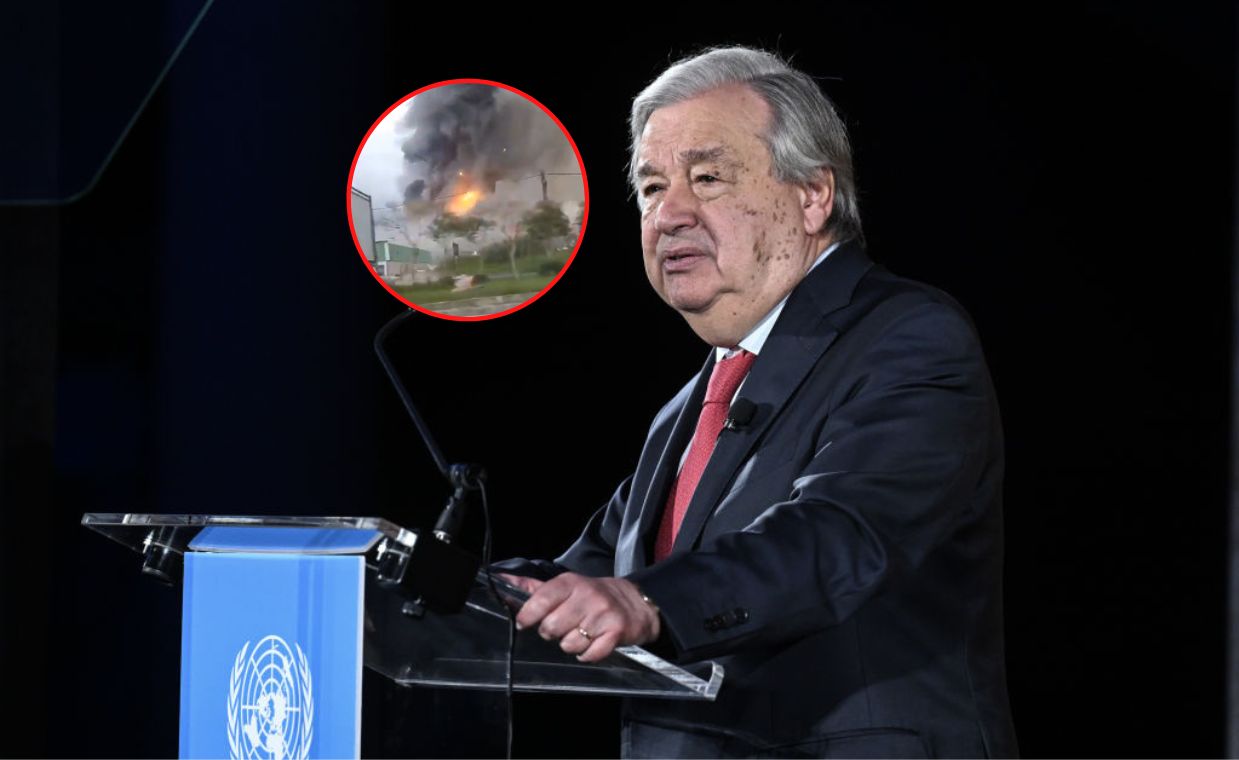 The UN Secretary-General warns. "One thoughtless move"