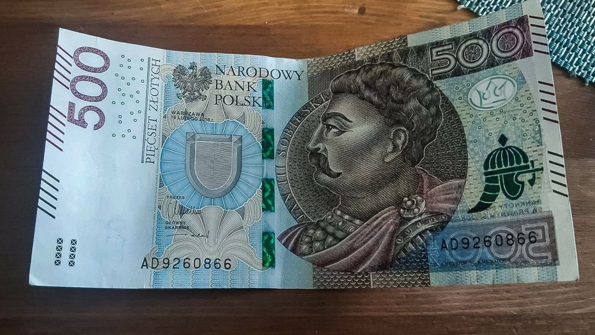 Banknot 500 zł