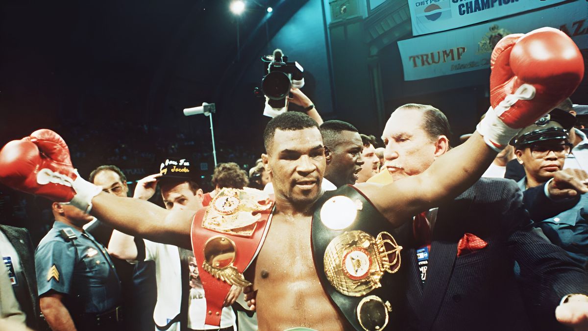 Mike Tyson po walce ze Spinsem