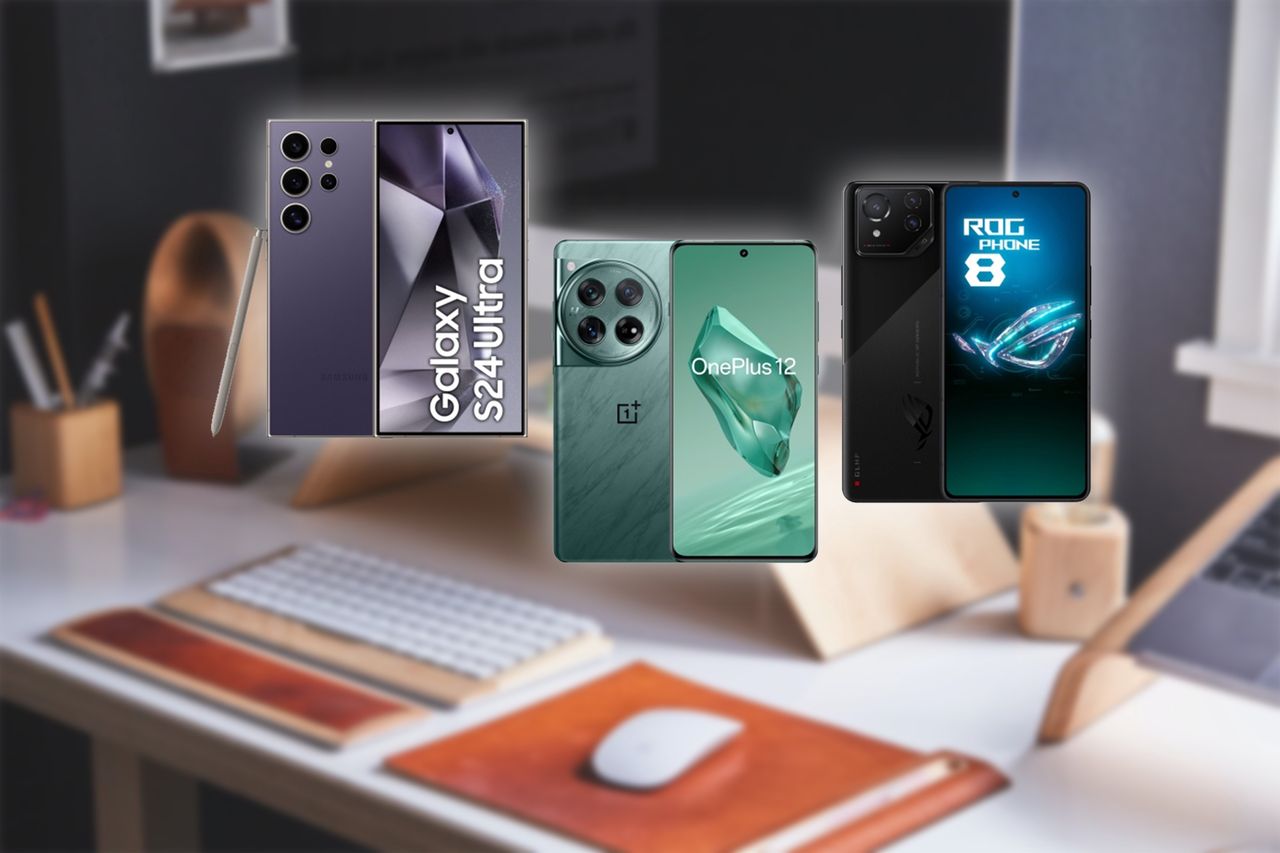 Galaxy S24 Ultra, OnePlus 12 i Rog Phone 8 Pro to trzej królowie Androida, którzy już na początku 2024 r. mocno się wyróżniają.