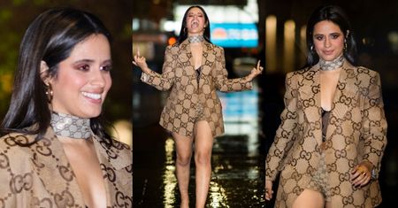 Camila Cabello w stylizacji od Gucci za PONAD 20 TYSIĘCY pokazuje fotografom... środkowe palce (ZDJĘCIA)